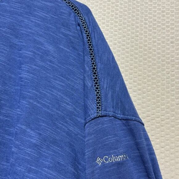 Columbia Womens Blue Long Sleeve Performance Top XS Casual Athletic - Picture 4 of 9